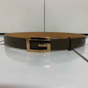 Leather Gucci Belt
